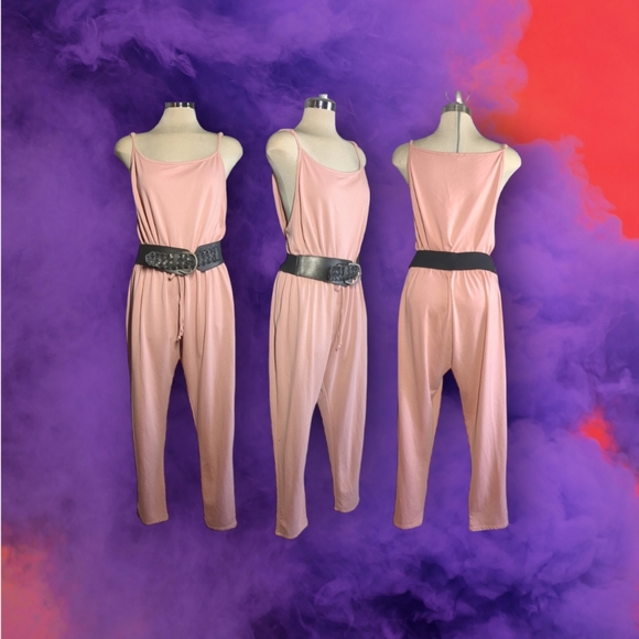 AMBIANCE cream Jumpsuit Size 1X - Picture 5 of 16